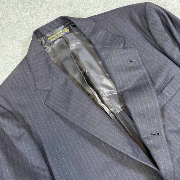 Brooks Brothers Other - Vintage Brooks Brothers Golden Fleece Suit Jacket Mens 44 Blue Pinstripe Wool